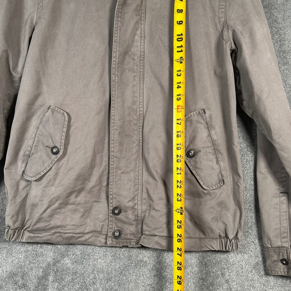 White Stuff Harrington Jacket Laundered Classics Mens S Taupe Grey Cotton Twill - Picture 12 of 16